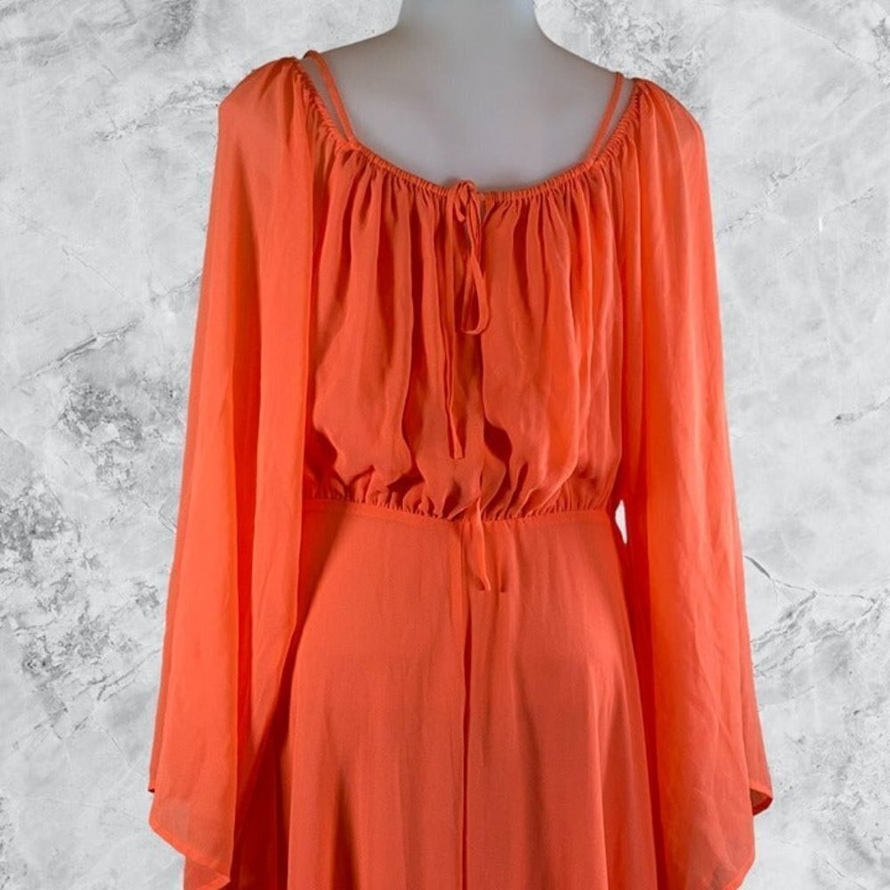 Michael Costello x REVOLVE Vallarta Gown - Orange - Picture 7 of 12